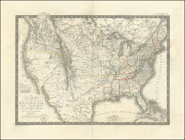 30-United States Map By Adrien-Hubert Brué