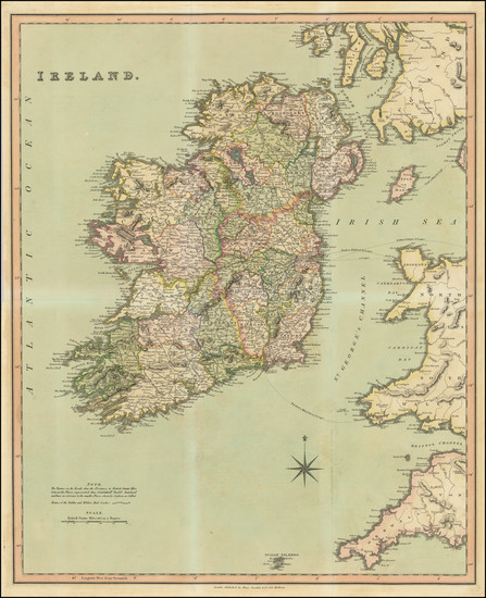 91-Ireland Map By Henry Teesdale