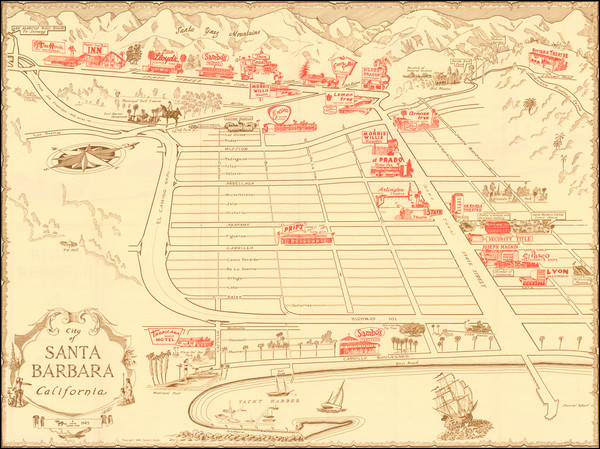 78-Other California Cities Map By Herbert Harker