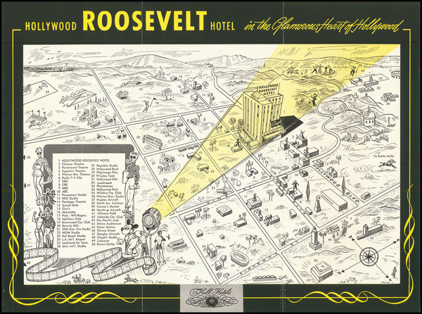 82-Pictorial Maps and Los Angeles Map By Fogel