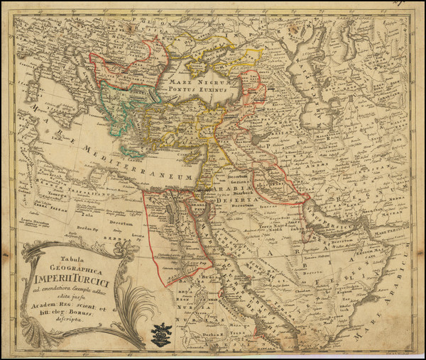 6-Turkey and Turkey & Asia Minor Map By Leonhard Euler