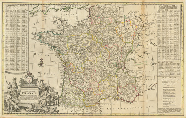 25-France Map By Herman Moll