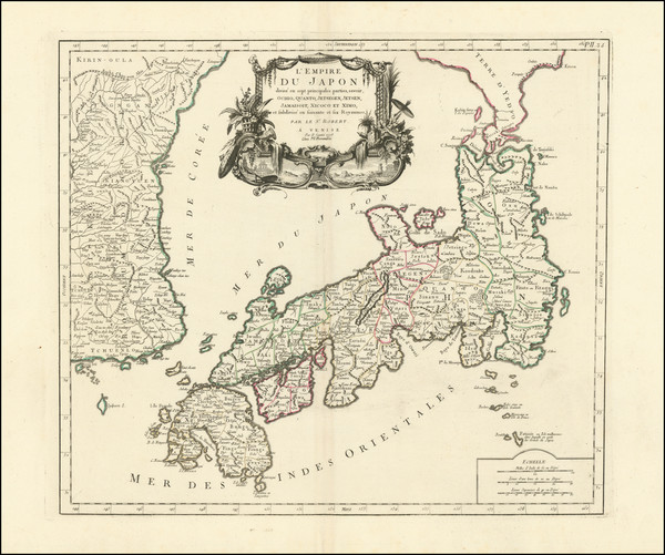 8-Japan and Korea Map By Paolo Santini / Giovanni Antonio Remondini