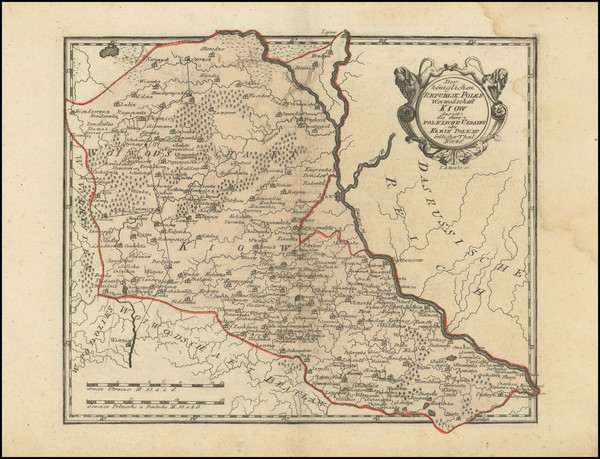 100-Russia Map By Franz Johann Joseph von Reilly