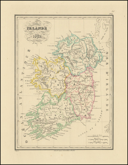 6-Ireland Map By Th. Lejeune