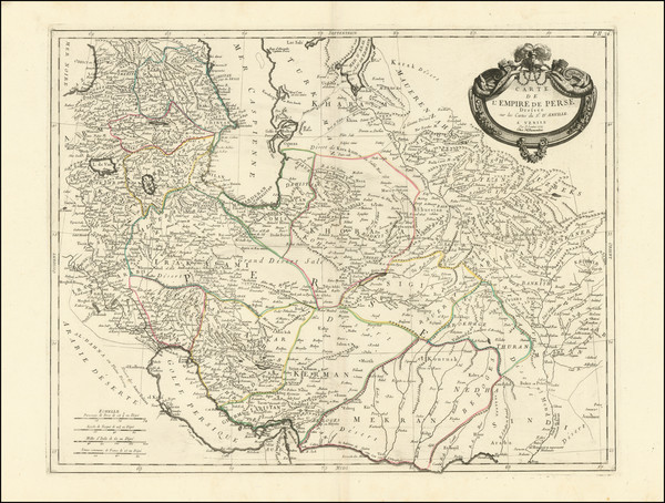 65-Central Asia & Caucasus and Persia & Iraq Map By Paolo Santini / Giovanni Antonio Remon