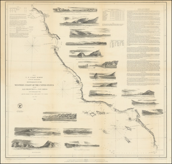 97-California Map By United States Coast Survey