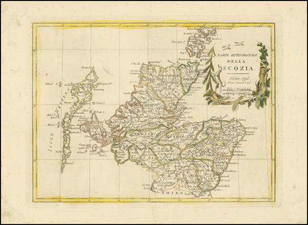 56-Scotland Map By Pazzini Carli