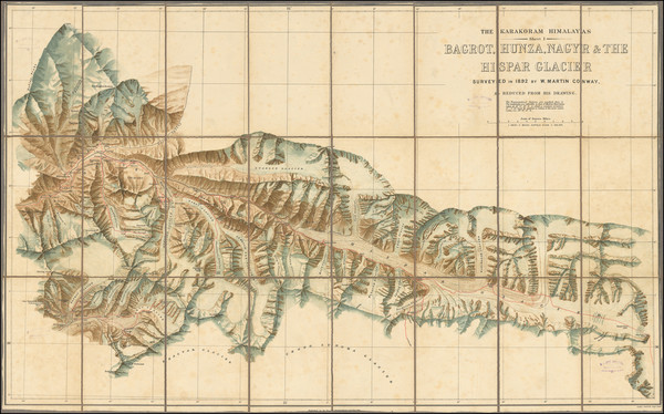 20-India Map By Stanford's Geographical Establishment