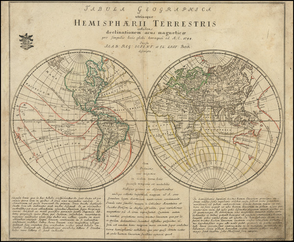 40-World Map By Leonhard Euler