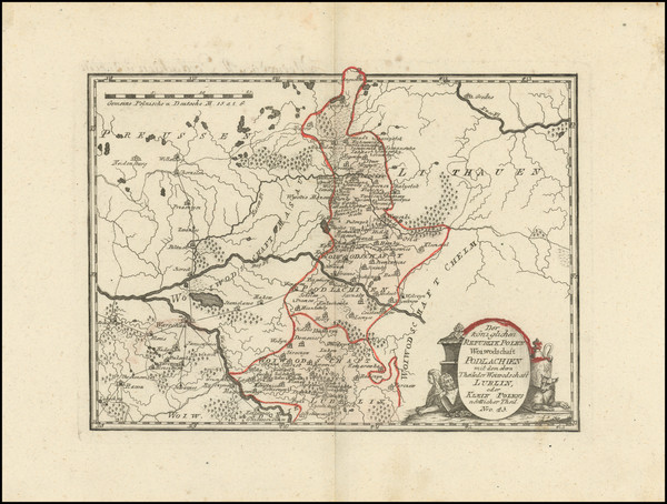 5-Poland Map By Franz Johann Joseph von Reilly