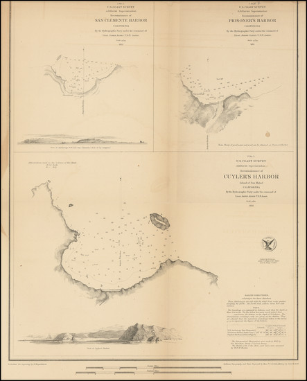 73-California Map By United States Coast Survey