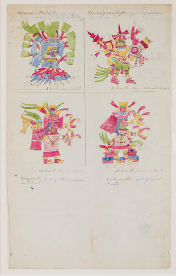 57-Mexico and Native American & Indigenous Map By William Henry Shippard