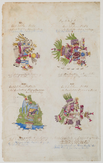 37-Mexico and Native American & Indigenous Map By William Henry Shippard