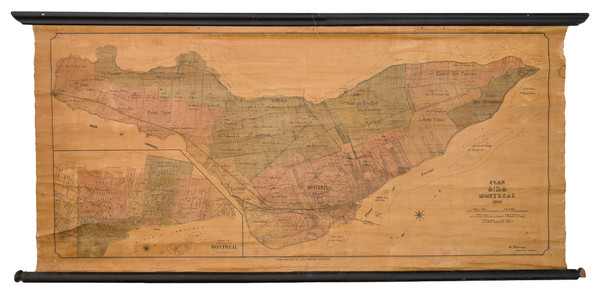 74-Eastern Canada Map By H. Malingre