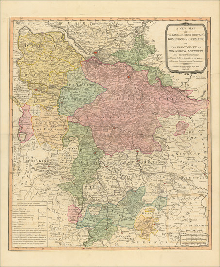 13-Norddeutschland Map By William Faden