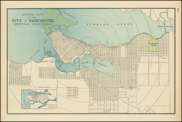 77-British Columbia Map By George F. Cram