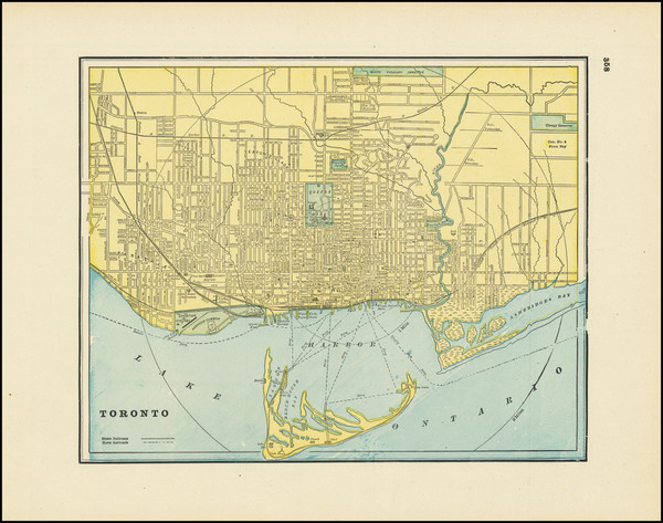 81-Eastern Canada Map By George F. Cram