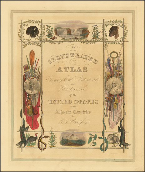 43-Title Pages Map By Thomas Gamaliel Bradford