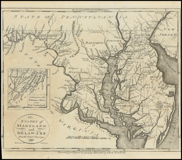 34-Maryland and Delaware Map By John Payne