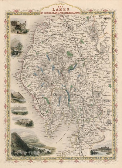 32-Europe and British Isles Map By John Tallis