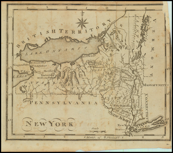 23-New York State Map By Joseph Scott