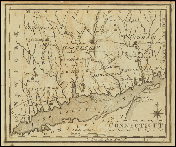 83-Connecticut Map By Joseph Scott