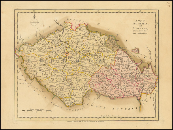 45-Poland, Romania and Czech Republic & Slovakia Map By Robert Wilkinson