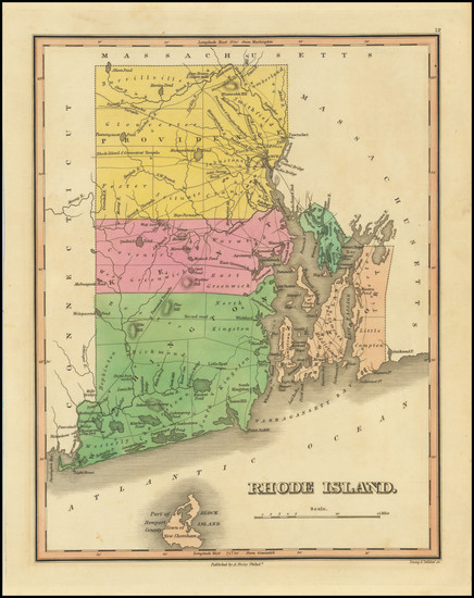 20-Rhode Island Map By Anthony Finley