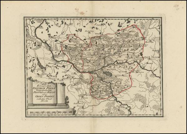 4-Poland Map By Franz Johann Joseph von Reilly