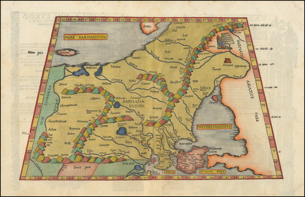 48-Poland, Russia, Ukraine and Baltic Countries Map By Lorenz Fries