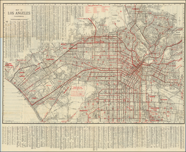 81-Los Angeles Map By E.F. Hill