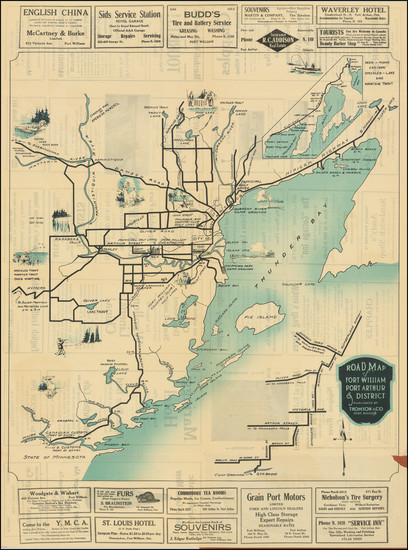 40-Eastern Canada and Western Canada Map By Anonymous