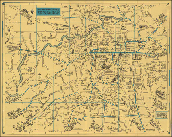 64-Scotland Map By G. O. Cribbes