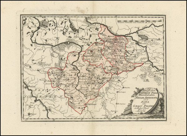 59-Europe and Poland Map By Franz Johann Joseph von Reilly