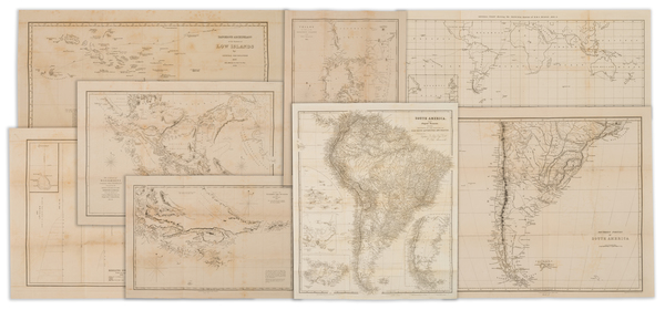 100-South America and Rare Books Map By Charles Darwin / Robert Fitzroy / Philip Parker King