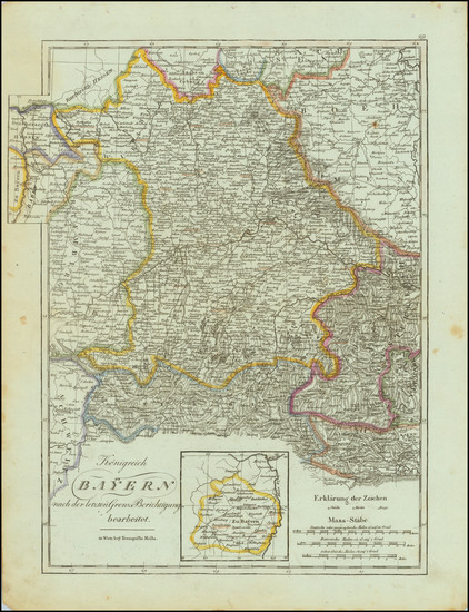 74-Süddeutschland Map By Tranquillo Mollo