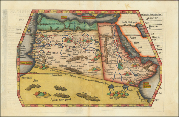 58-Africa, North Africa and West Africa Map By Lorenz Fries