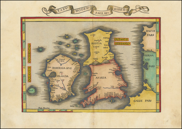 80-British Isles, Scotland and Ireland Map By Lorenz Fries