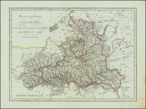 81-Austria Map By Tranquillo Mollo