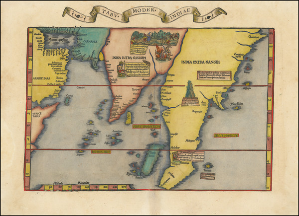 90-Indian Ocean, India, Southeast Asia, Other Islands and Middle East Map By Lorenz Fries