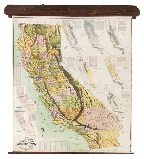 48-California Map By Whitaker & Ray Co.