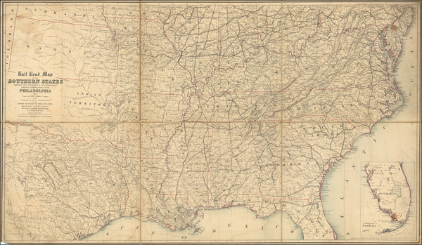 98-United States, South, Southeast, Texas, Midwest, Plains and Southwest Map By P.S. Duval