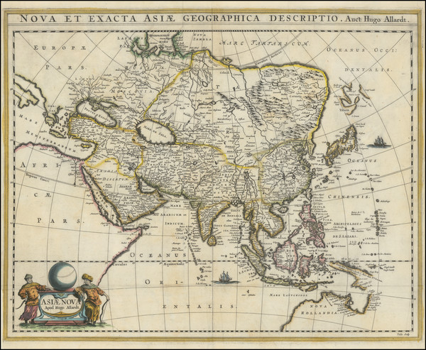 6-Asia and Australia Map By Hugo Allard