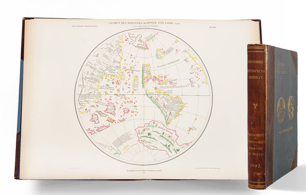 49-America and Atlases Map By Konrad Kretschmer