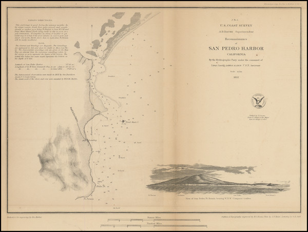 63-Los Angeles Map By United States Coast Survey