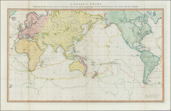 62-World Map By James Cook