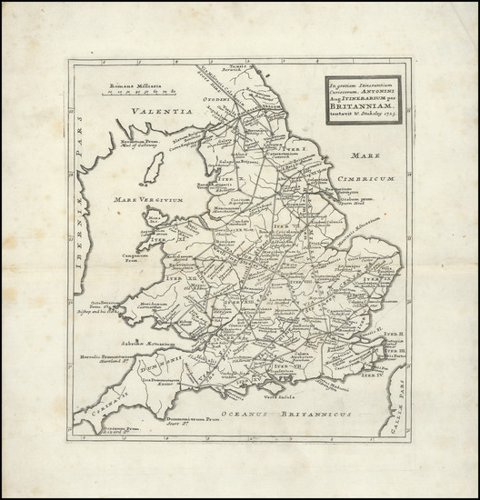 56-England Map By William Stukeley