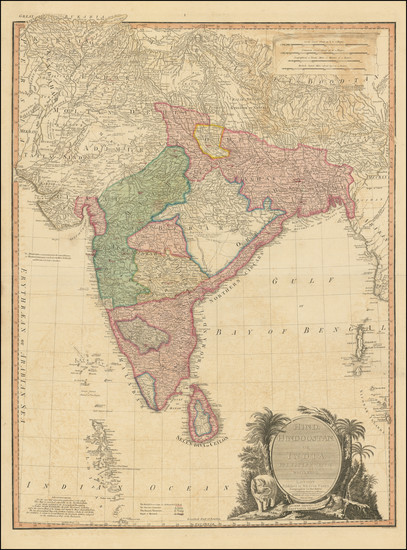 93-India Map By William Faden