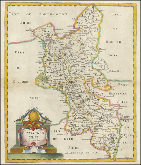 14-British Counties Map By Robert Morden